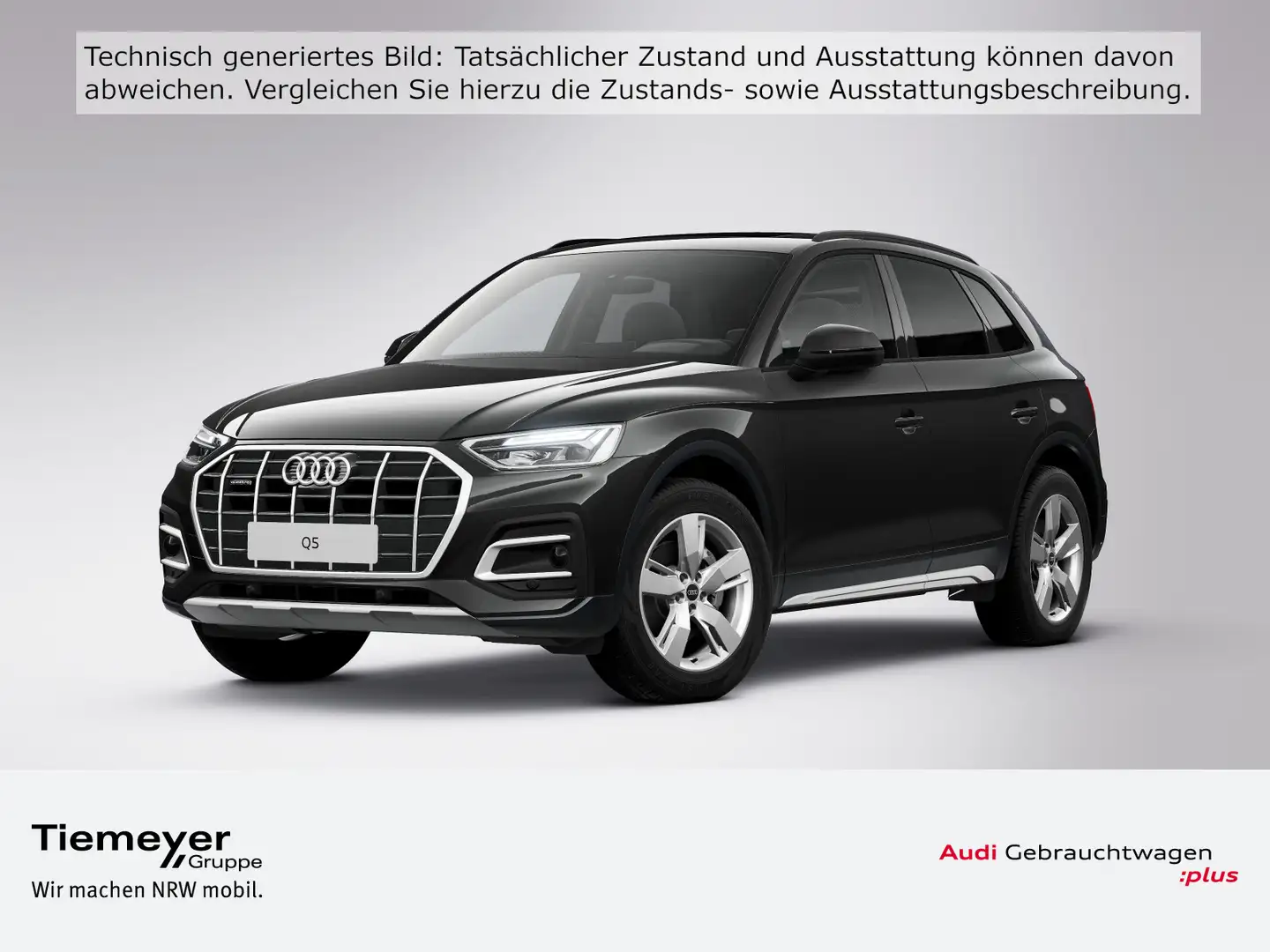 Audi Q5 40 TDI Q S LINE FEINNAPPA PANO eSITZE 360° LM Schwarz - 1