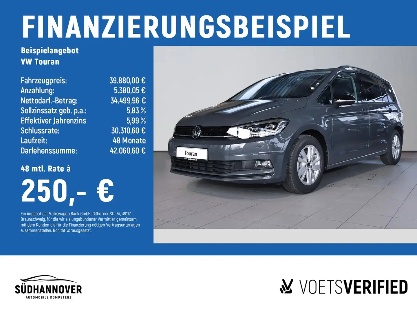 Volkswagen Touran Highline 1.5 TSI DSG AHK+PANO+NAVI+LED Gri - 2