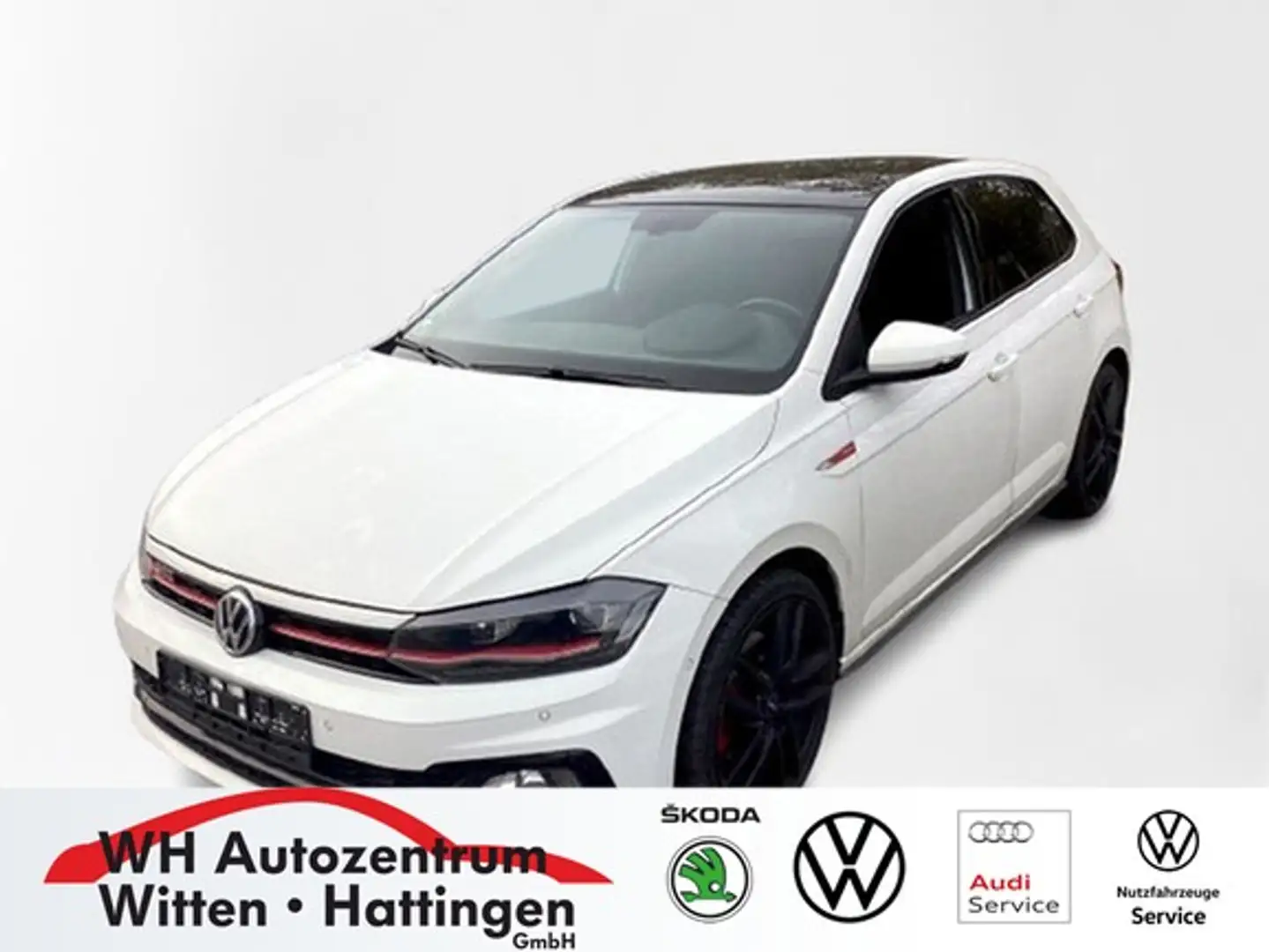 Volkswagen Polo 2.0 TSI DSG GTI PANORAMA NAVI LED REARVIEW KEYL... Blanc - 1