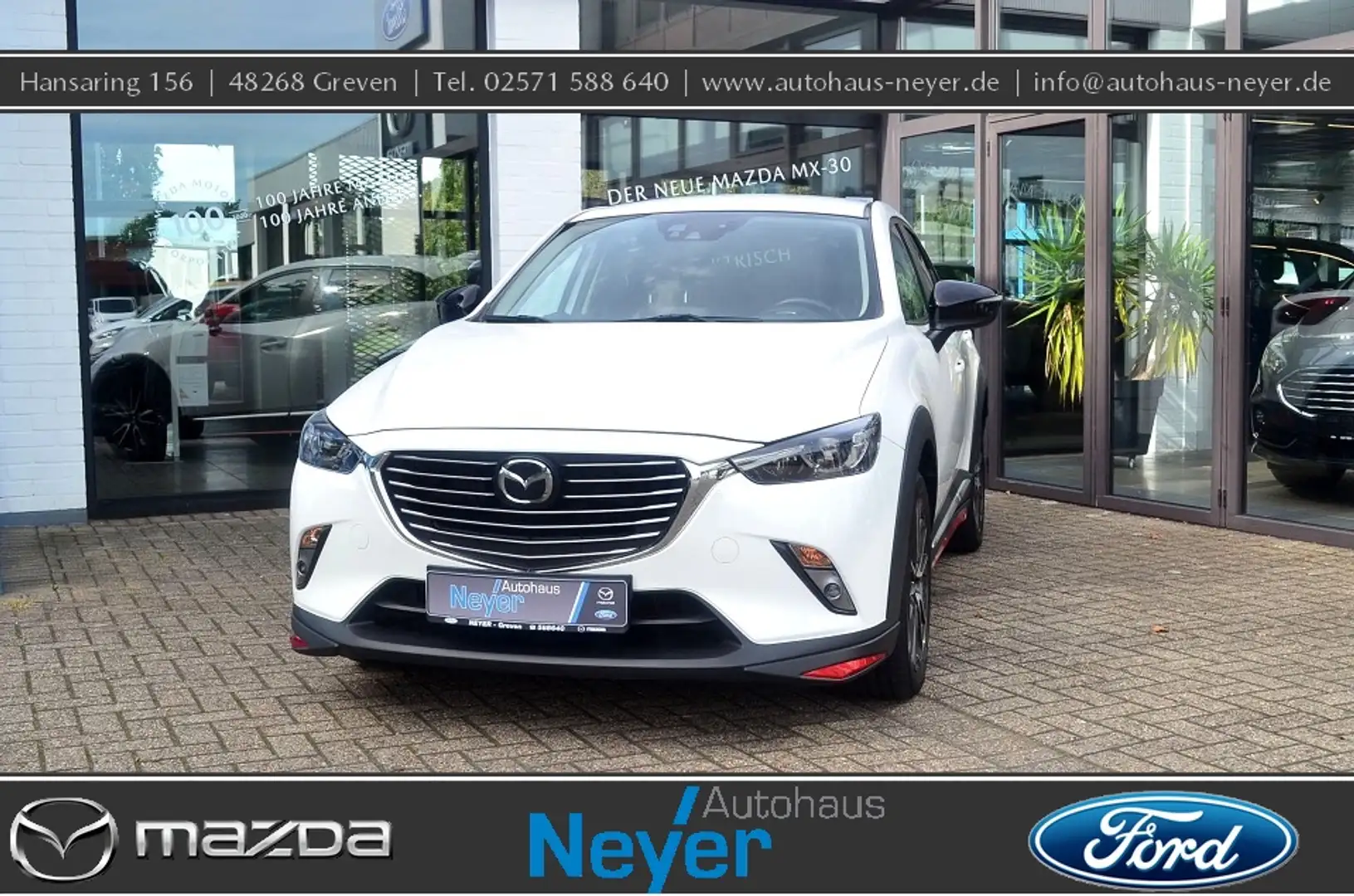 Mazda CX-3 SKYACTIV-G 150 AWD SPORTSLINE TEC NAVI Weiß - 1