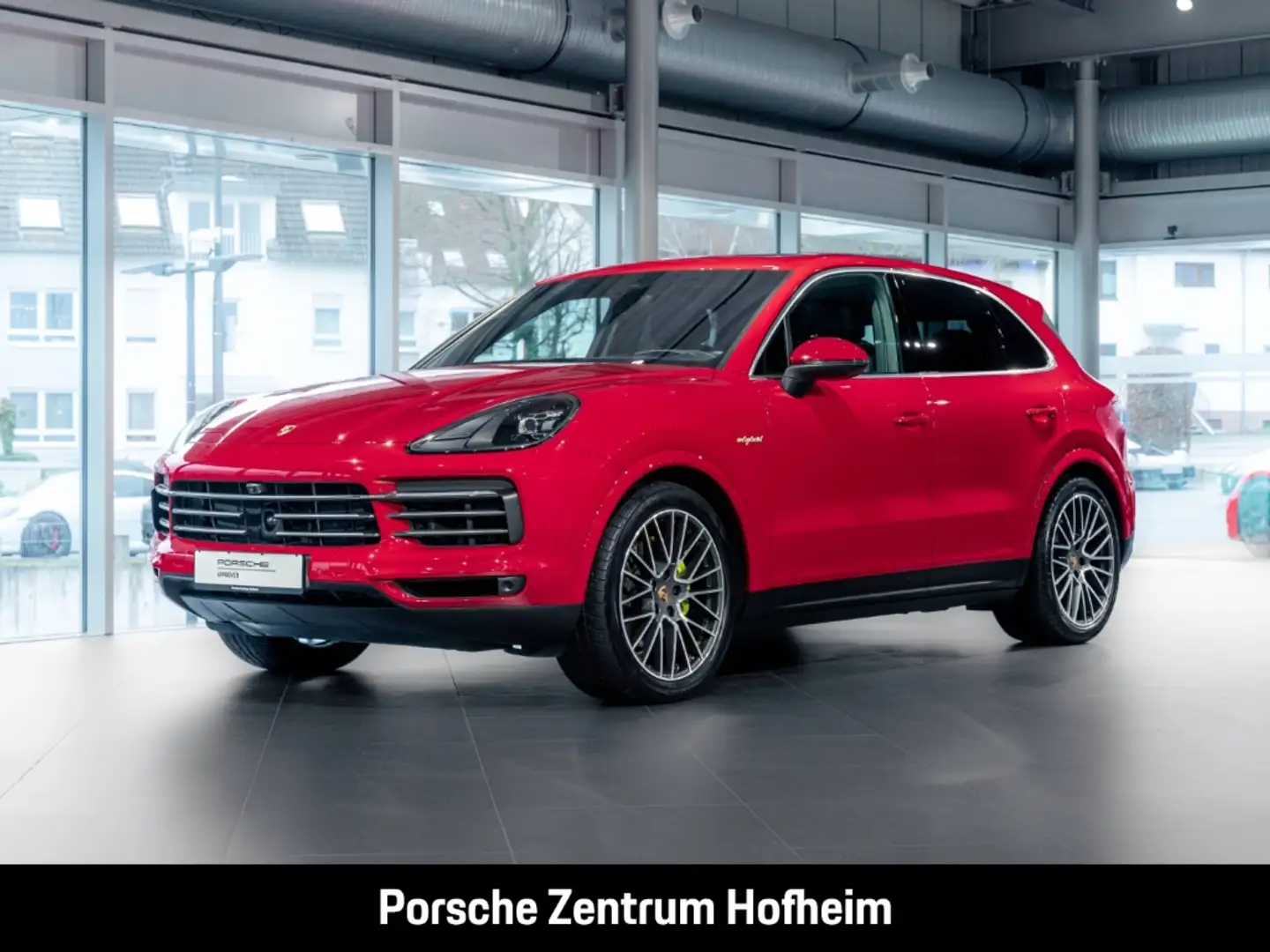 Porsche Cayenne E-Hybrid Nachtsicht HeadUp Surround-View Rot - 1