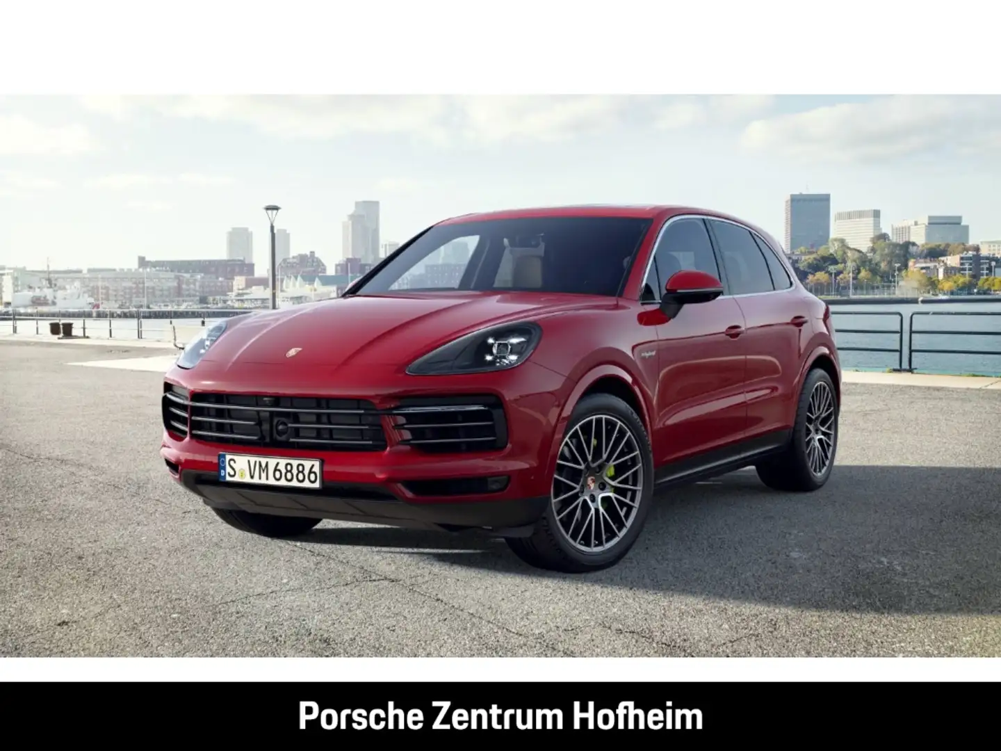 Porsche Cayenne E-Hybrid Nachtsicht HeadUp Surround-View Rot - 1