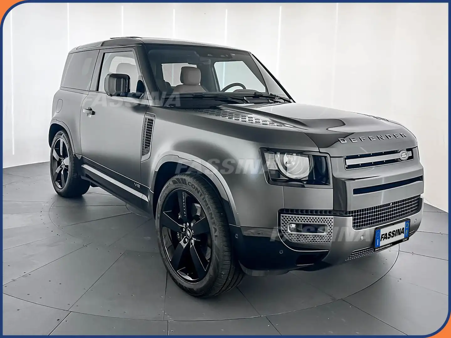 Land Rover Defender Defender 90 5.0 V8 525 CV AWD Auto Carpathian Edi Grigio - 1