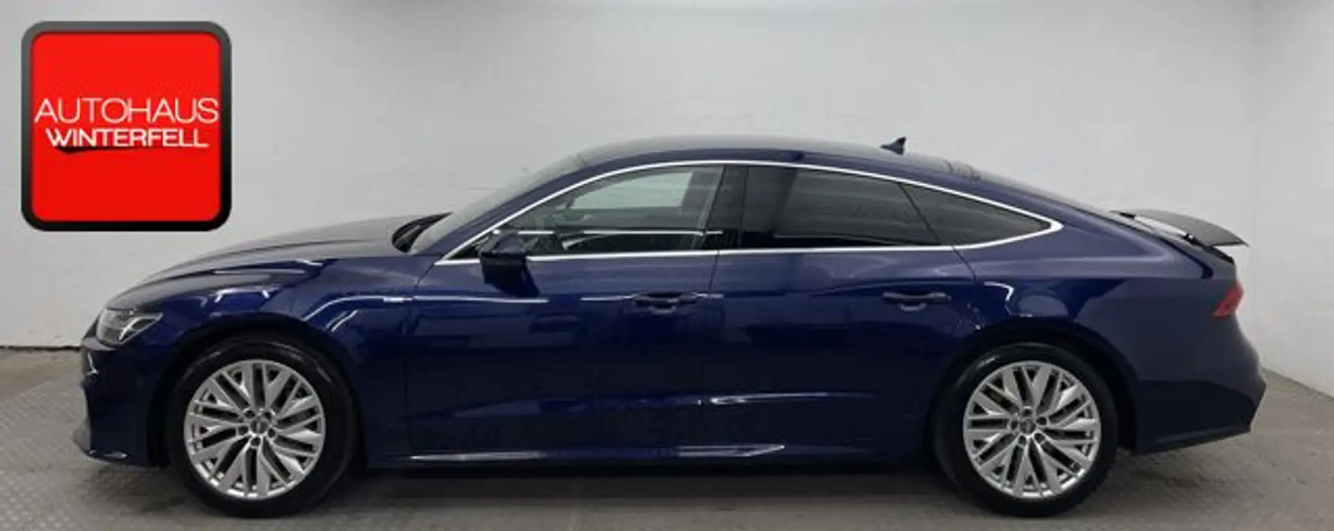 Audi A7 Sportback 45 TFSI S line MEMO+360+HUD+ACC+ Modrá - 2