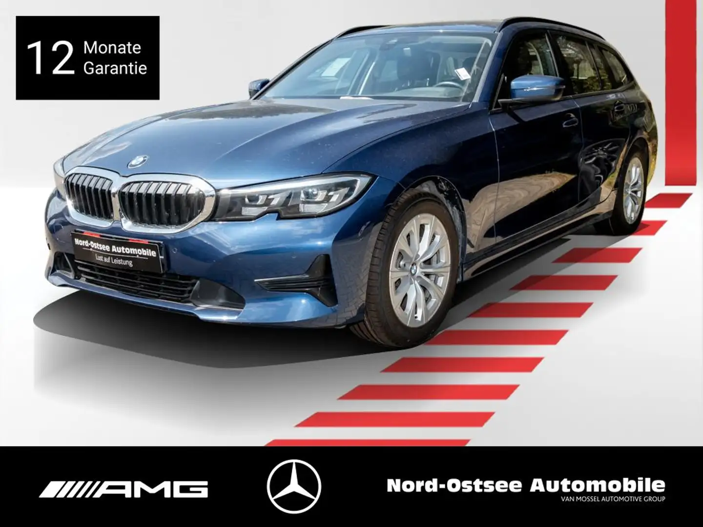 BMW 318 d TOURING ADVANTAGE KLIMA SITZHEIZUNG PDC Blue - 1