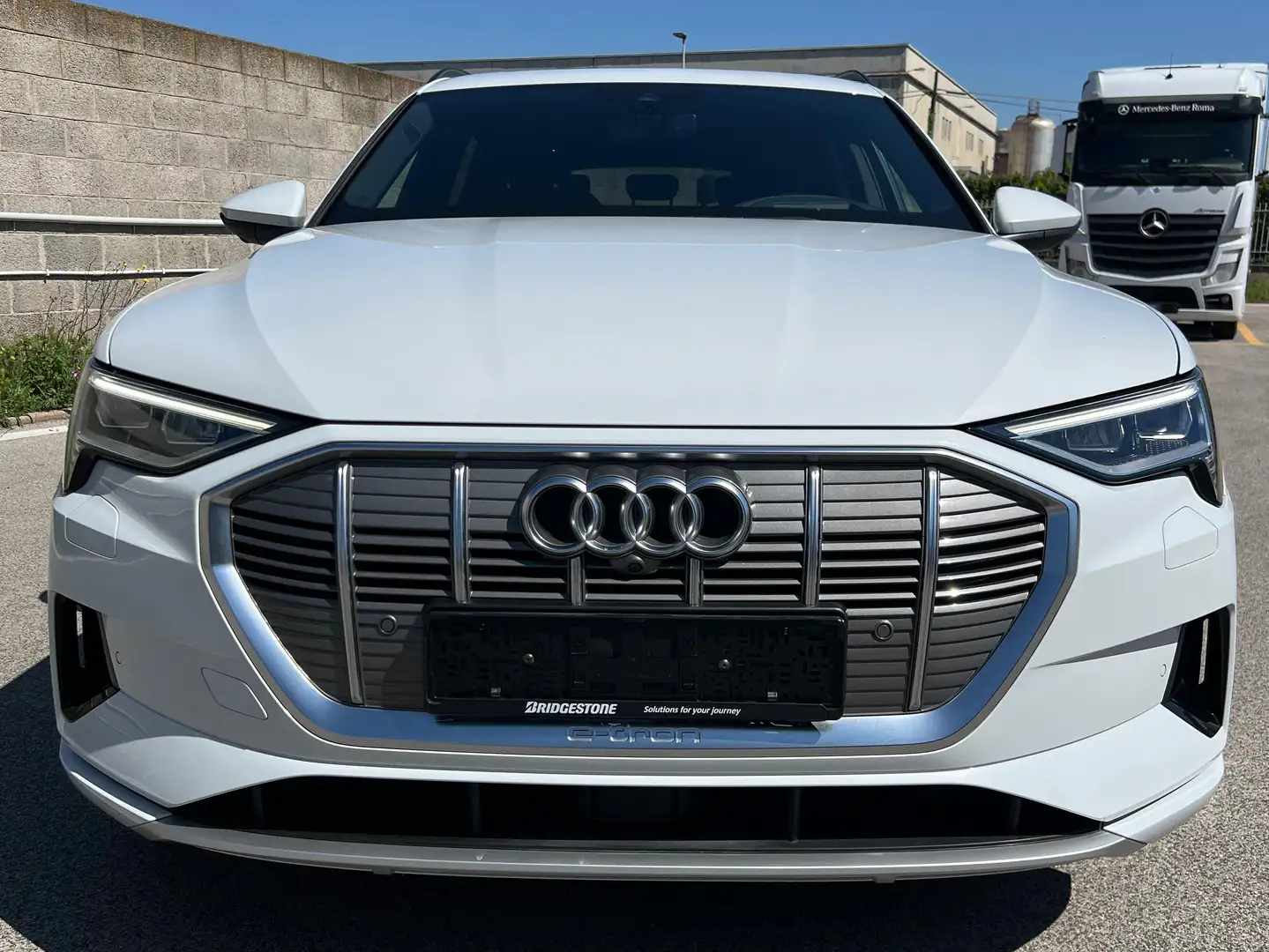 Audi e-tron Advanced 55 Quattro + tetto Bianco - 1