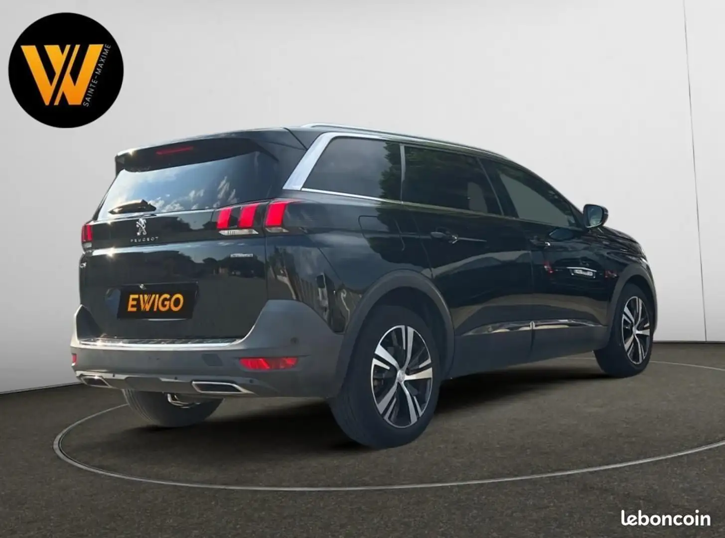 Peugeot 5008 GENERATION-II 1.5 BLUEHDI 130 GT LINE 7 PLACES EAT BVA START-STOP NAV CAMERA Schwarz - 2