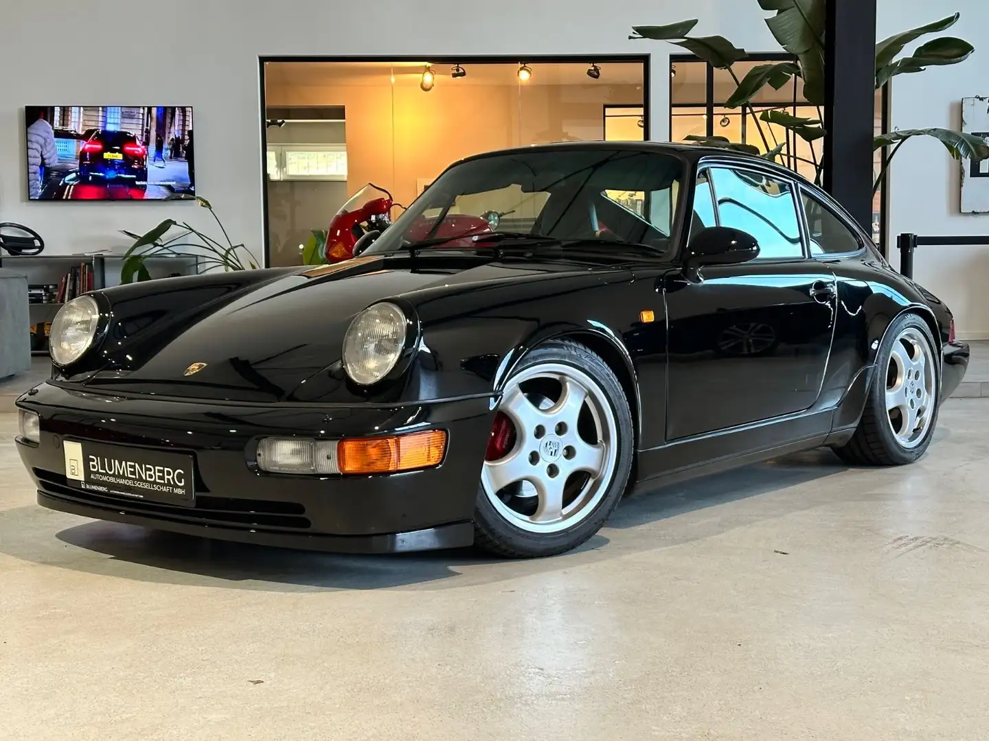 Porsche 964 Carrera 2 *Schalter, Vollleder, Turbositze Schwarz - 1