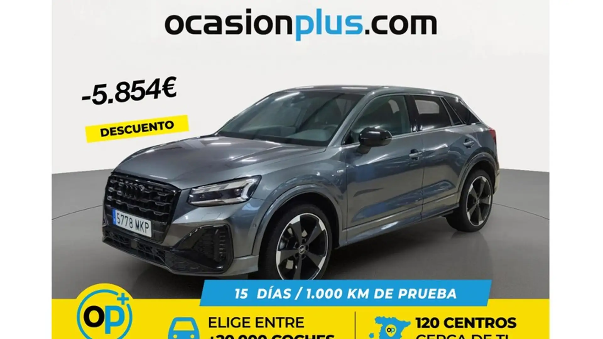 Audi Q2 35 TDI Black line edition S tronic 110kW Grau - 1