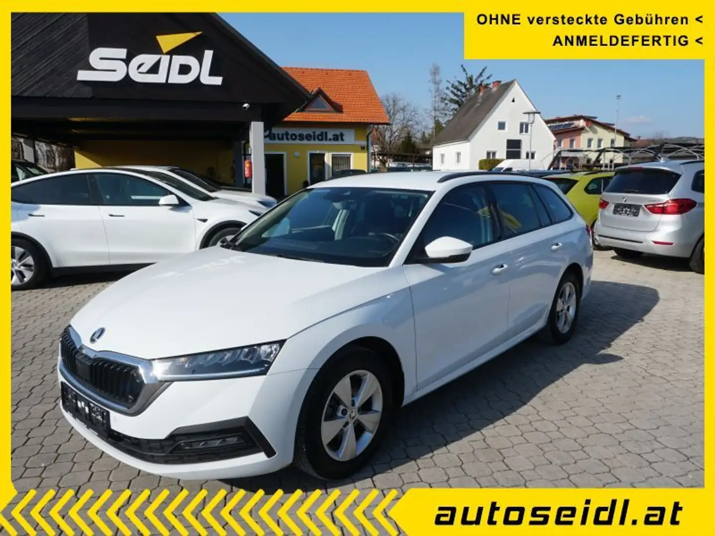 Skoda Octavia Combi 2,0 TDI Ambition *2023er+VIRTUAL+NAVI* Weiß - 1