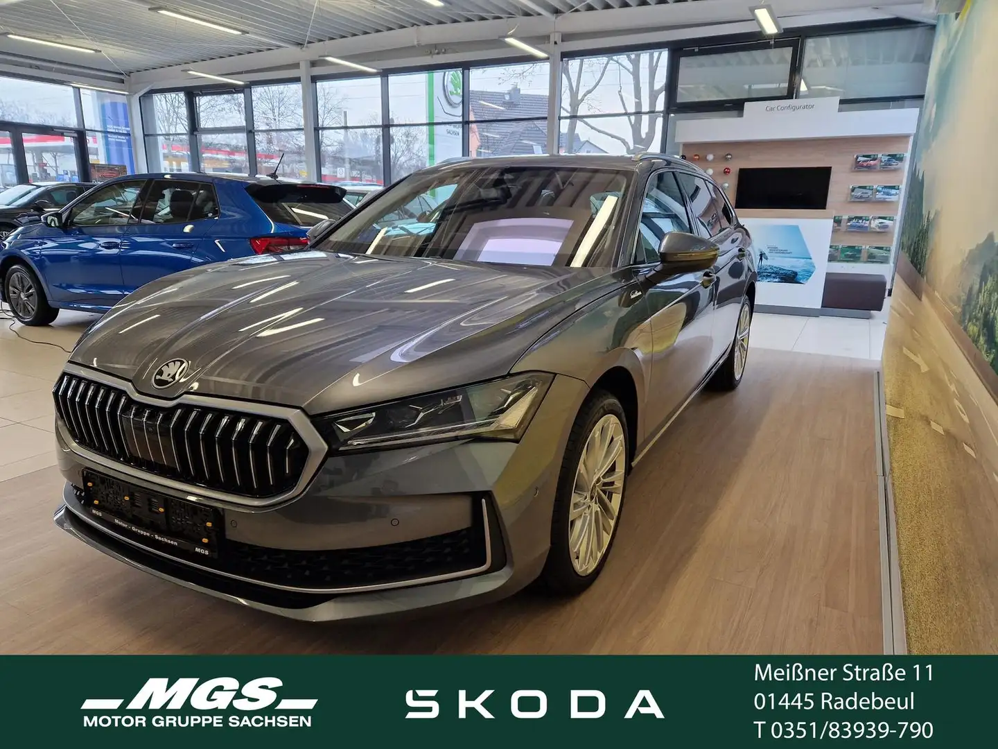 Skoda Superb Combi L&K 2.0 TDI 4x4 Grau - 1