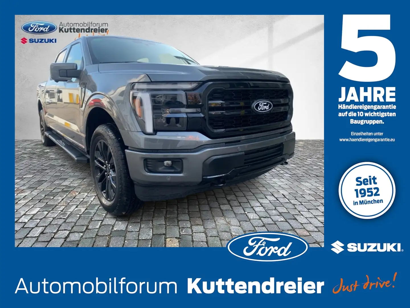 Ford F 150 F150 Lariat 4x4 5.0L V8 MY 25 Black EDI neues Mod Gris - 1