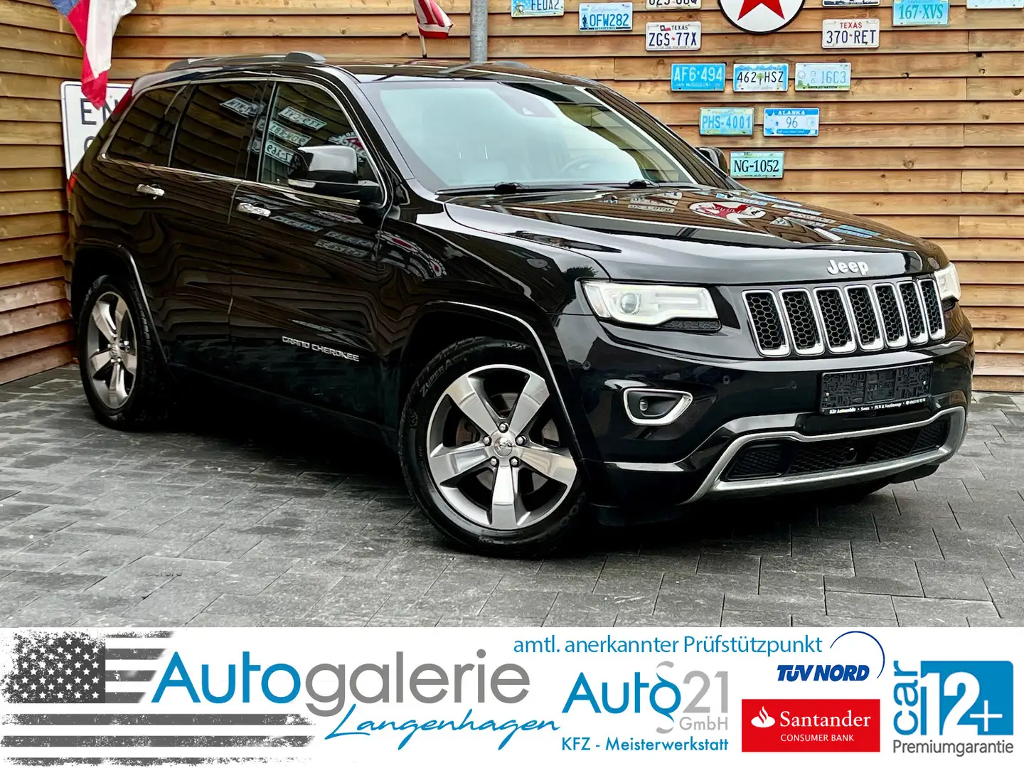 Jeep Grand Cherokee 3.0 CRD Overland Pano Navi ACC Noir - 1