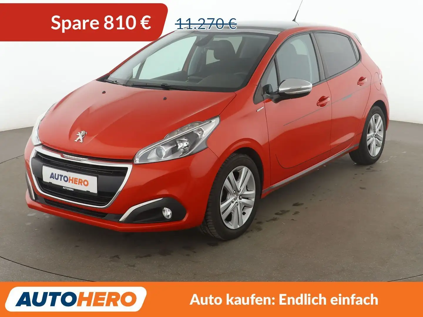 Peugeot 208 1.6 Blue-HDi Style*TEMPO*PDC*SHZ*LIM*ALU* Orange - 1