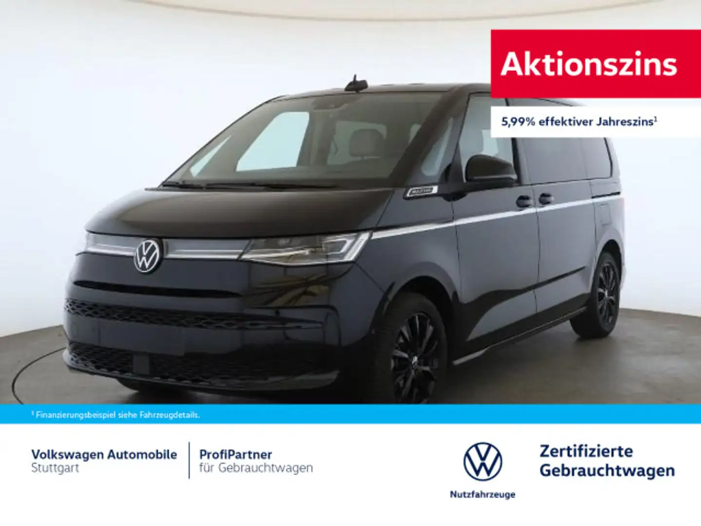 Volkswagen T7 Multivan 2.0 TDI Style KÜ Schwarz - 1