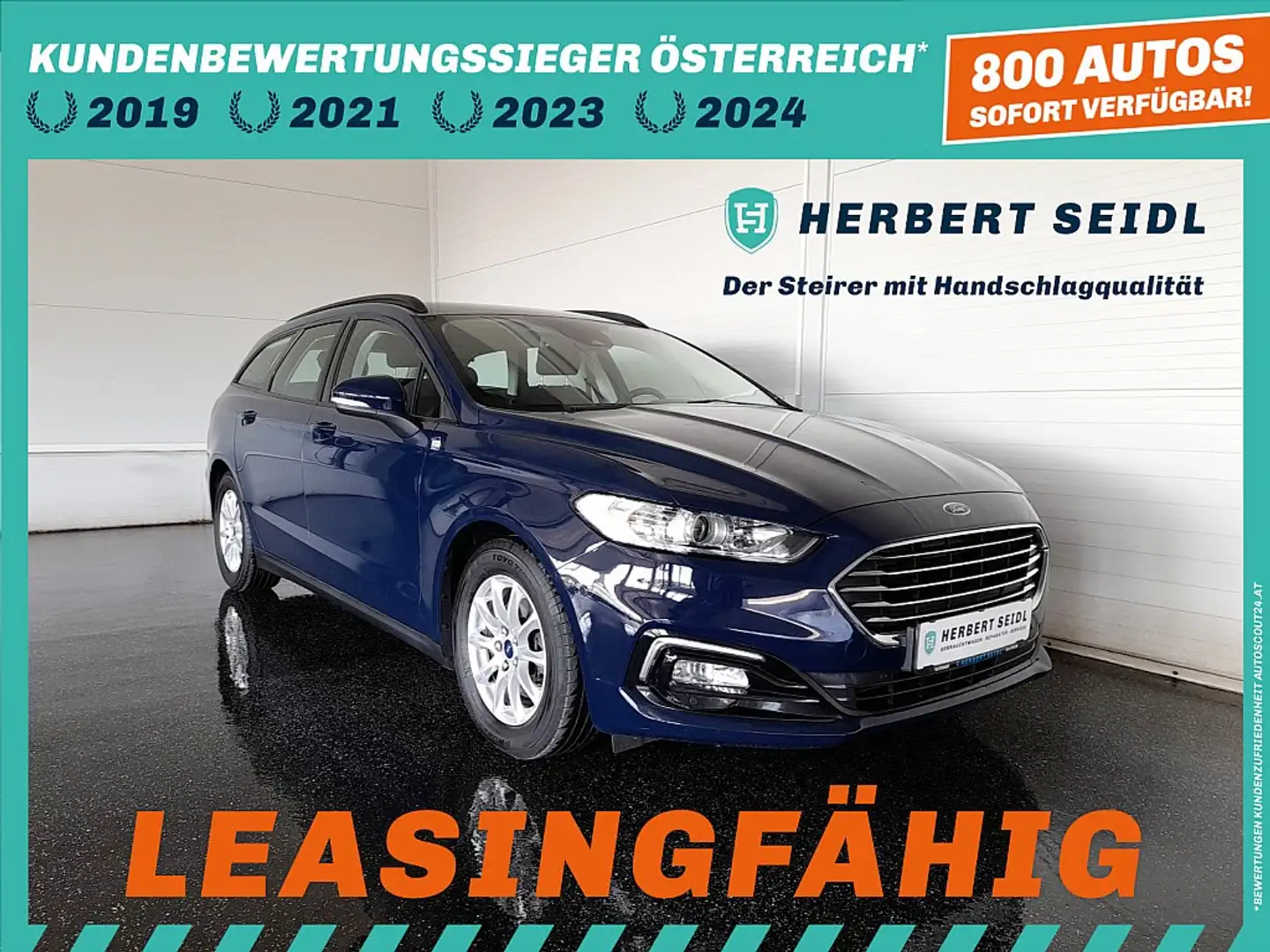 Ford Mondeo Turnier 2,0 EcoBlue *LED / NAVI / KAMERA / SPUR... Blau - 1