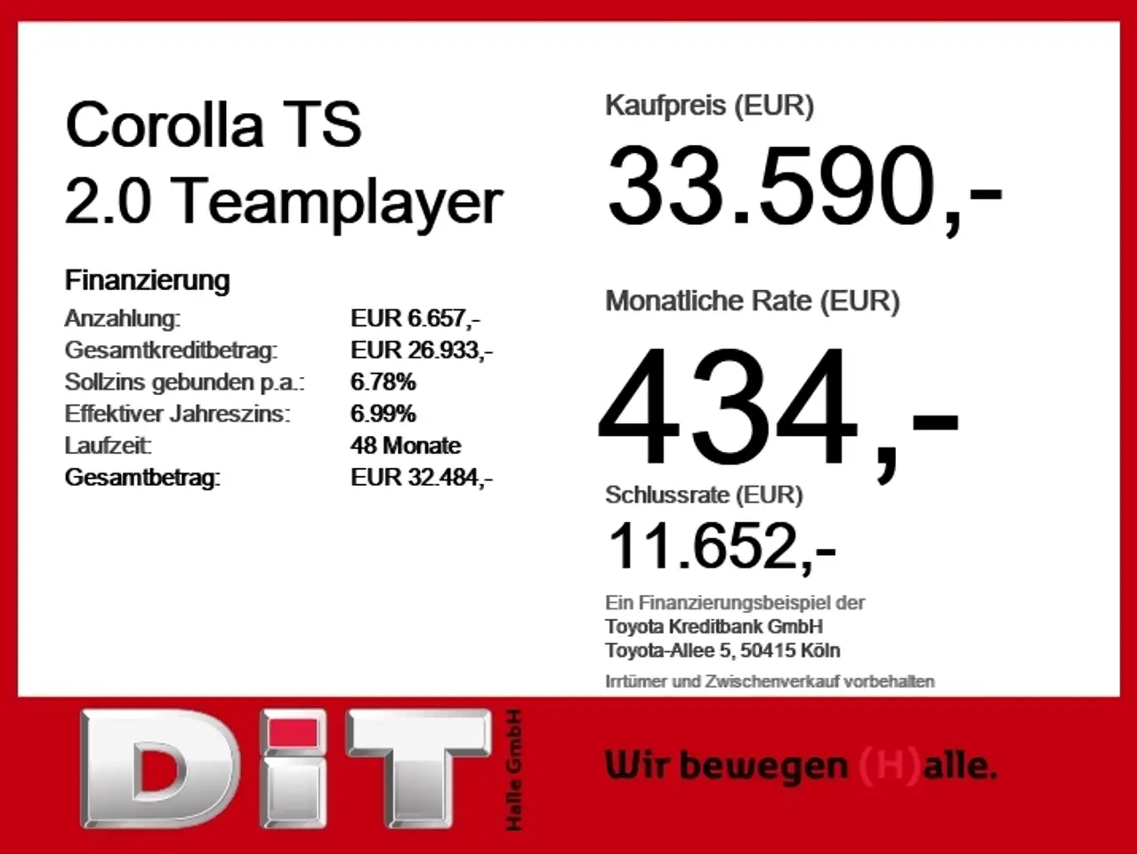 Toyota Corolla TS 2.0 Teamplayer Technik-Paket Sitzhzg 3