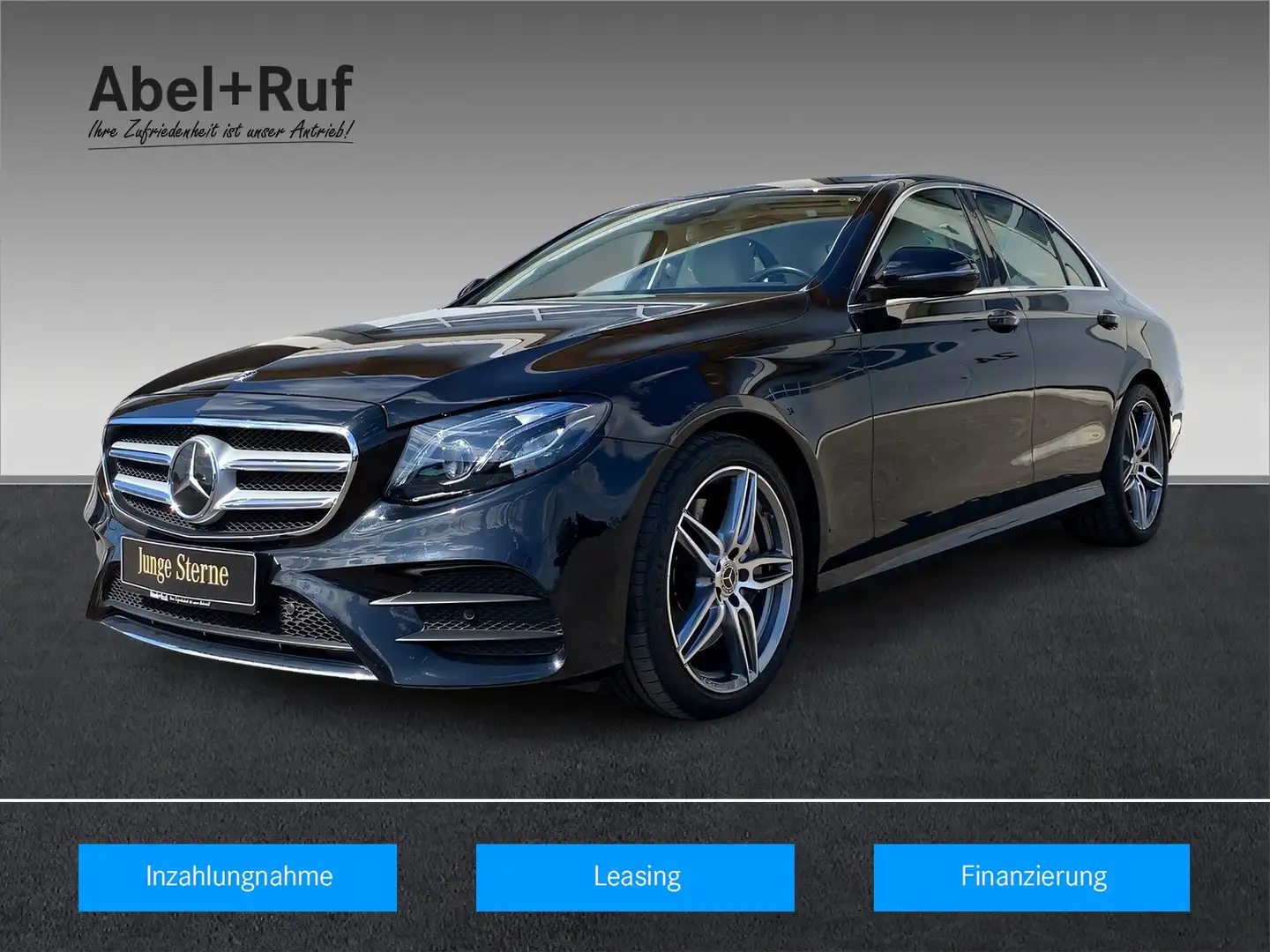 Mercedes-Benz E 450 4M AMG+MULTI+COMAND+DISTR+Kam+HuD+StHz+AHK Noir - 1