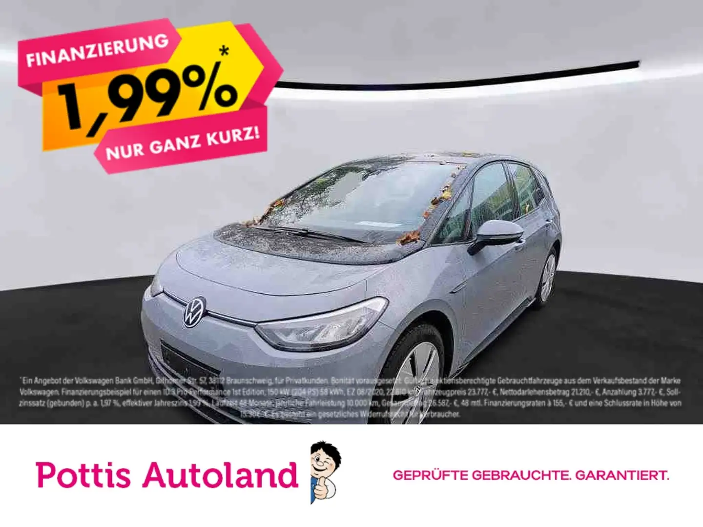 Volkswagen ID.3 PURE PERFORMANCE NAVI PDC LED DAB+ Grau - 1