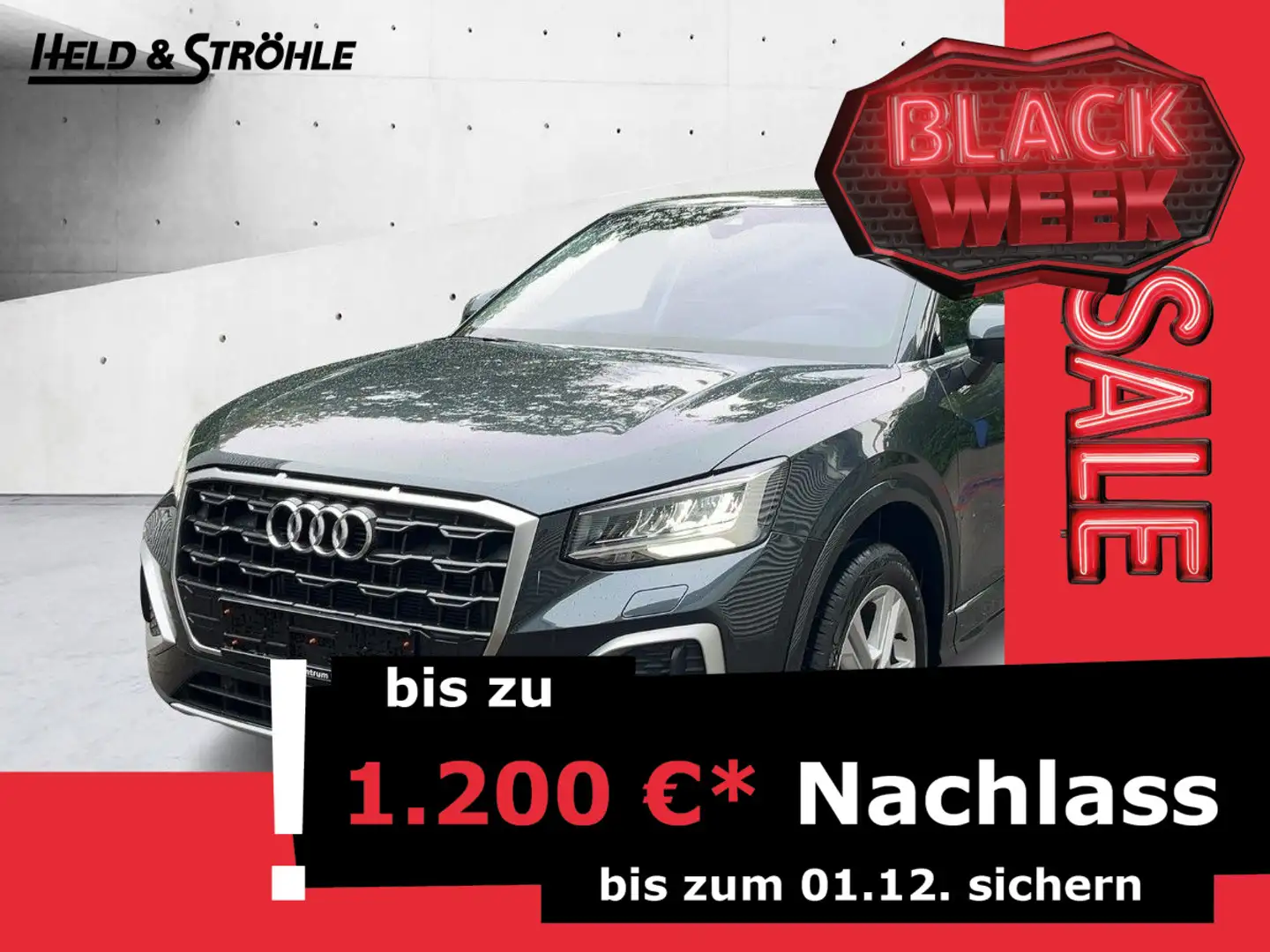 Audi Q2 advanced 30 TFSI  AHK NAVI KEYLESS SHZ 5J.GAR Grijs - 1