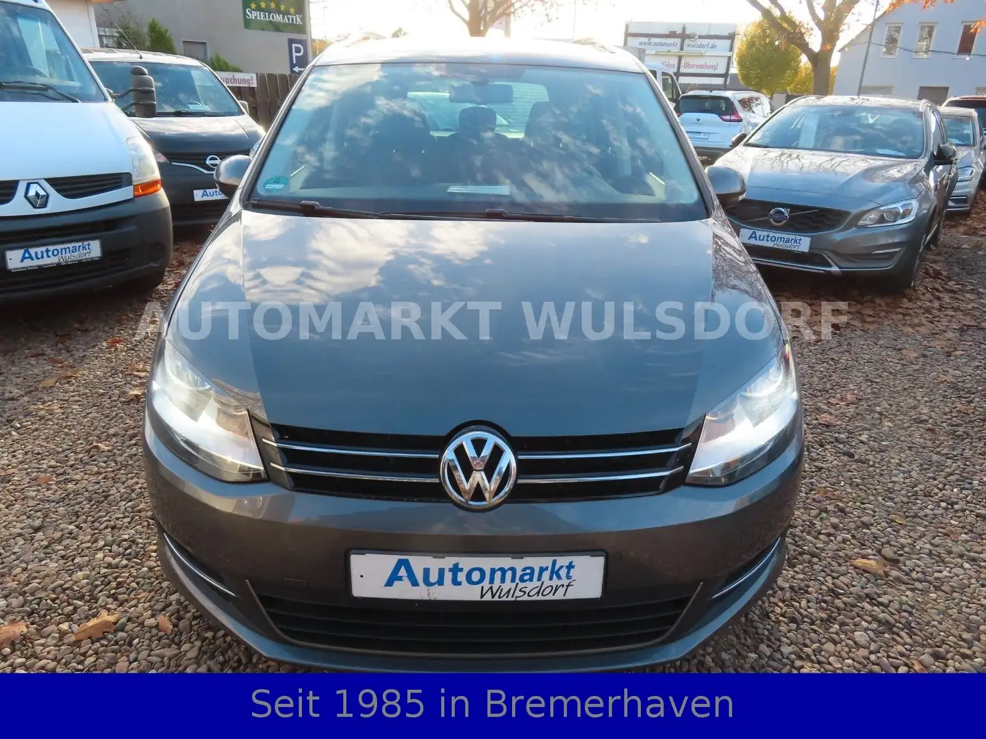 Volkswagen Sharan Highline,1Hand,Scheckheft,Navi,8Fach,AHK Grau - 2