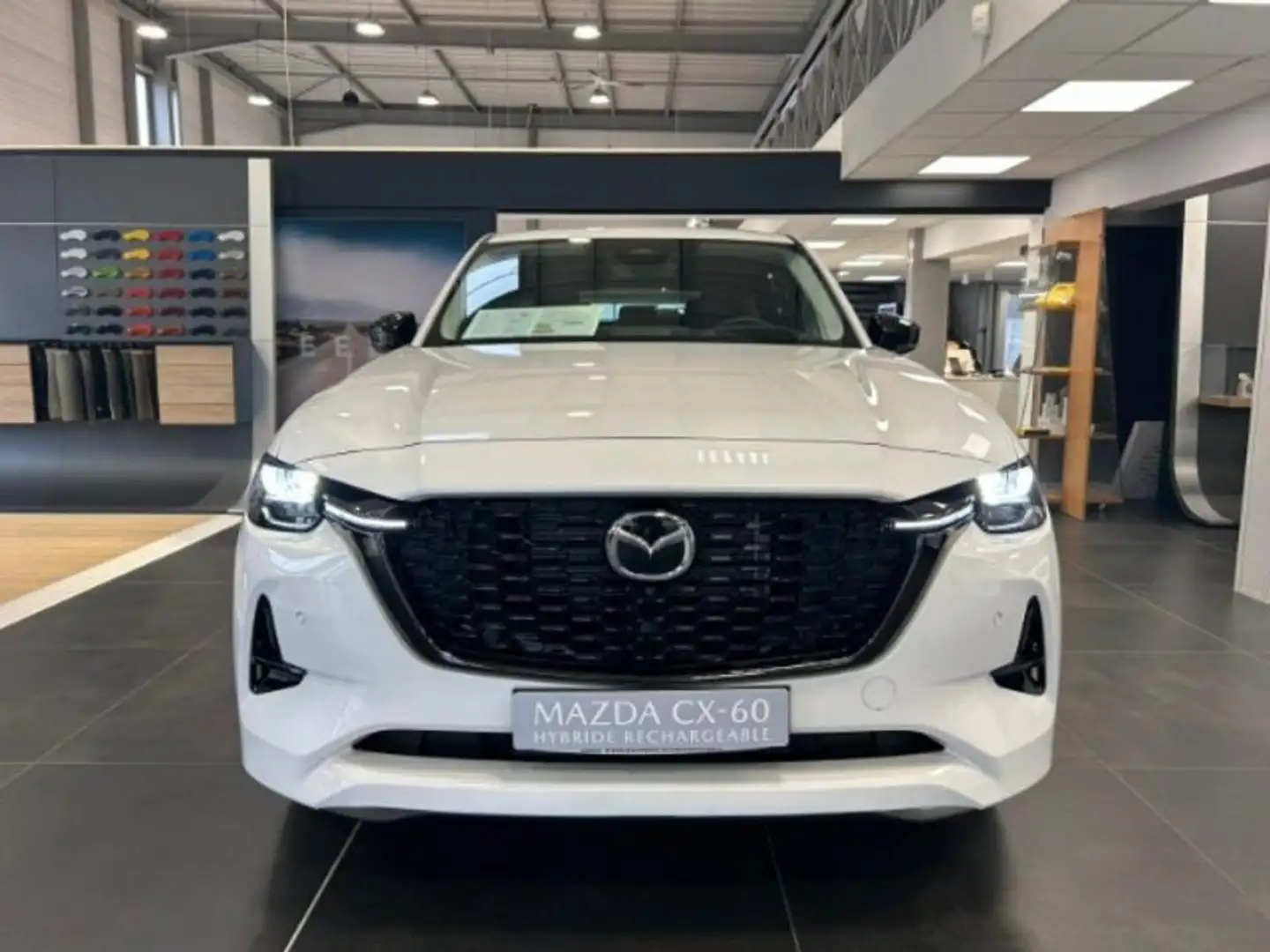 Mazda CX-60 2023 2.5L e-SKYACTIV PHEV 327 ch 4x4 BVA8 Homura 5 Blanc - 2