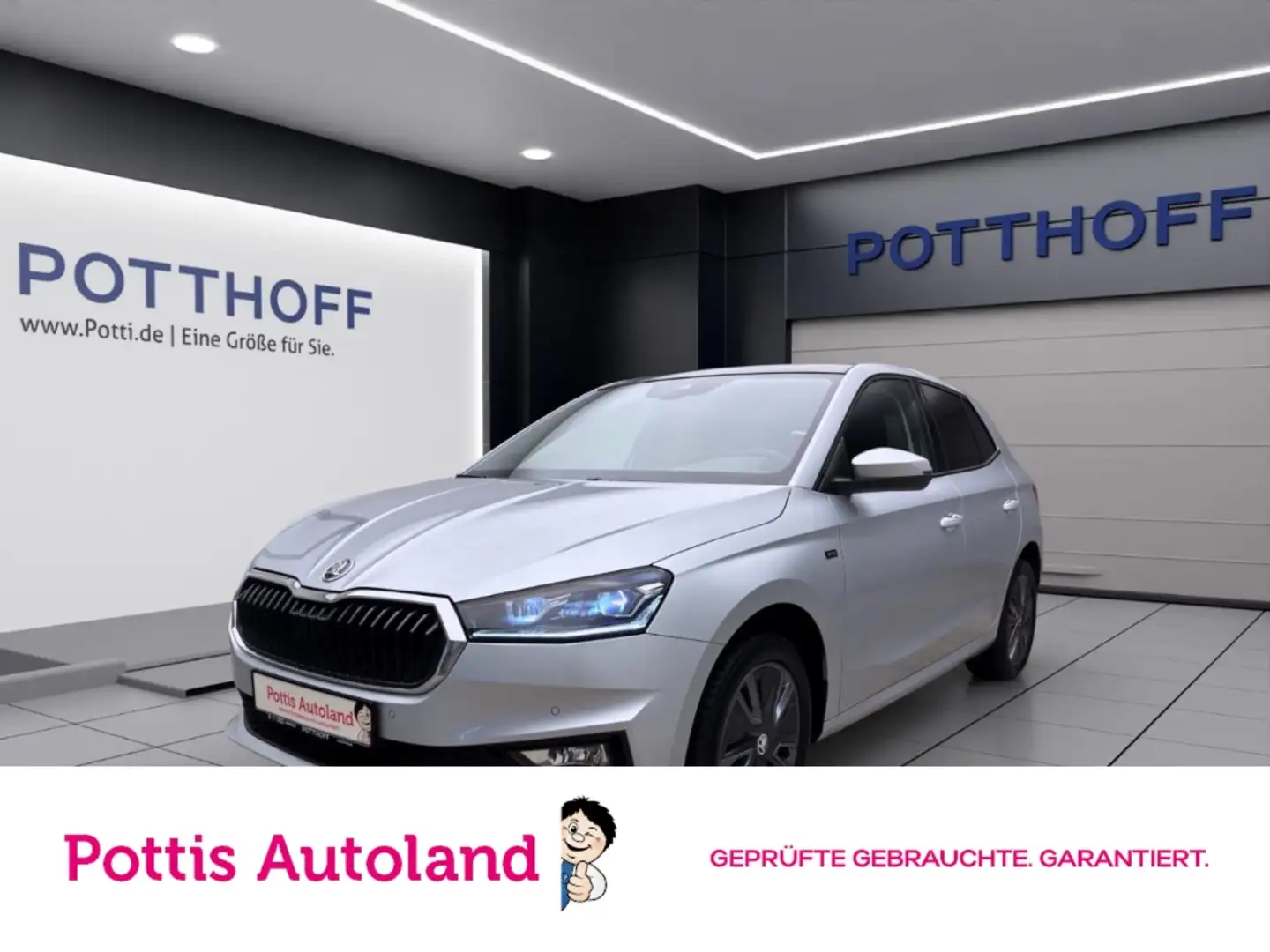 Skoda Fabia 1.0 TSI DSG SELECTION PANO NAVI SITZHZG ACC Silber - 1