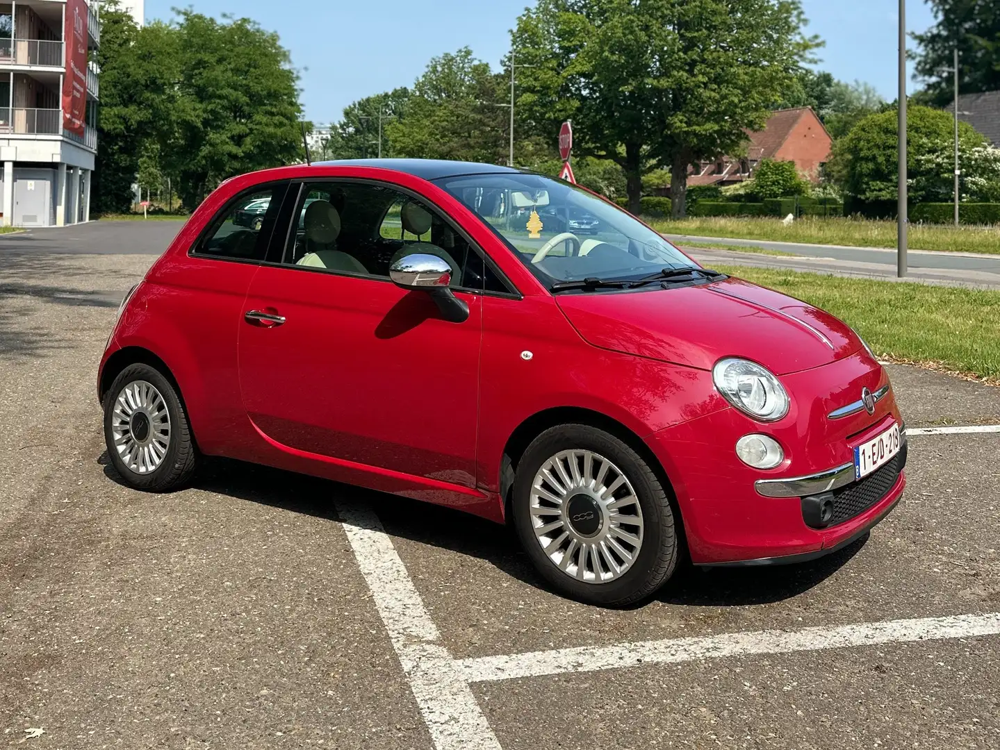 Fiat 500 500 1.2 Lounge Rouge - 2