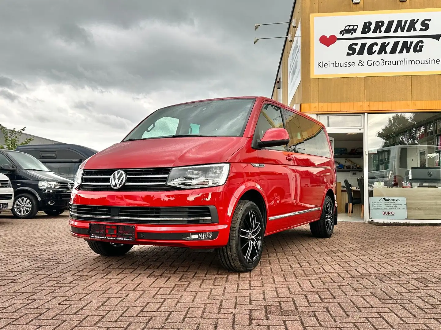 Volkswagen T6 Multivan Generation Six/LED/ALCANTARA/ACC/18" Rot - 1