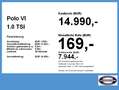 Volkswagen Polo VI 1.0 TSI Highline LED ACC Navi PDC RFK Argent - thumbnail 4