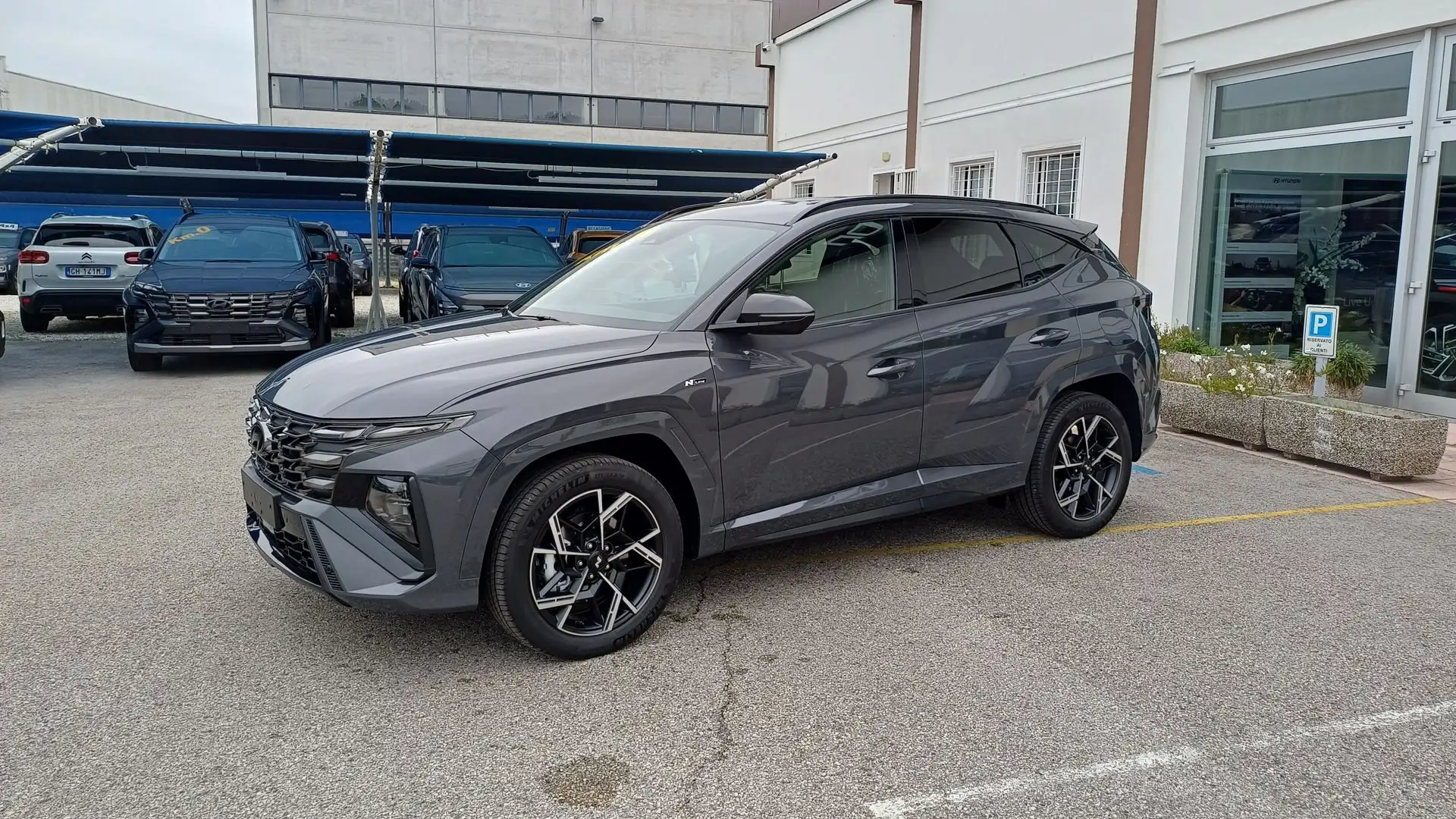 Hyundai TUCSON Tucson 1.6 HEV aut. N Line Grigio - 1