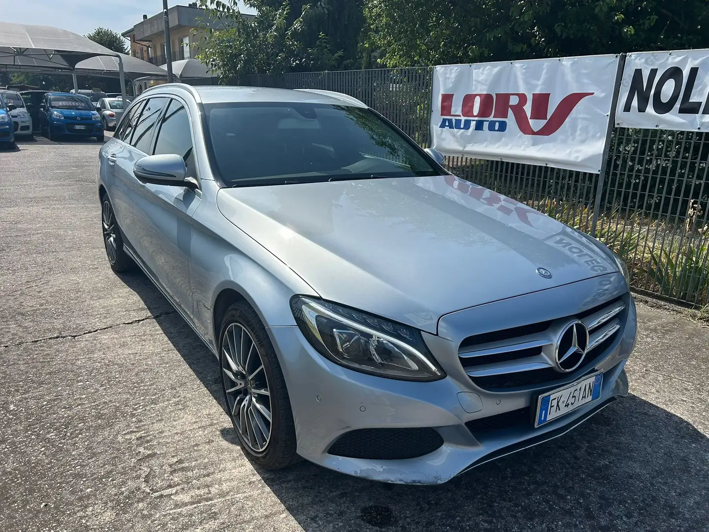 Mercedes-Benz C 220 C SW 220 d (bt) Premium auto Argent - 1