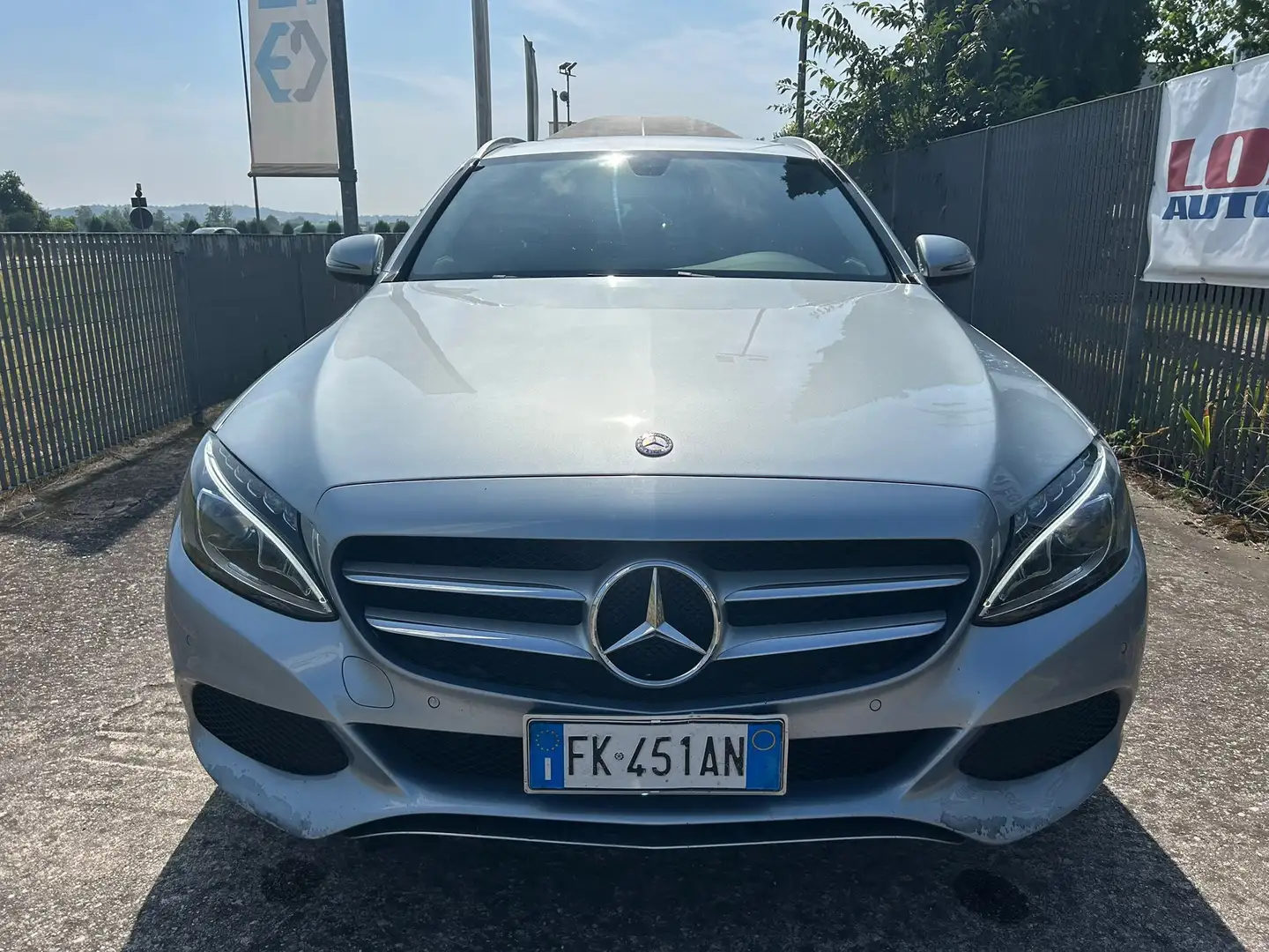 Mercedes-Benz C 220 C SW 220 d (bt) Premium auto Argent - 2