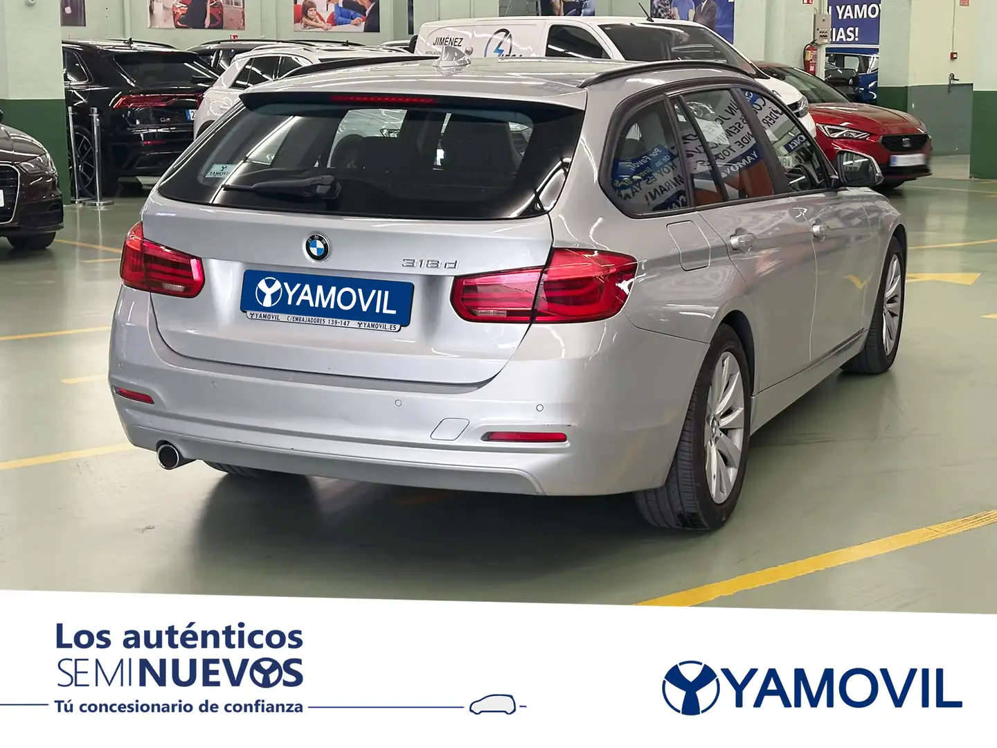 BMW 318 318d Touring Argent - 2
