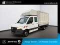 Mercedes-Benz Sprinter 519 DoKa Pritsche+Plane XL  *V6* 3,5AHK Weiß - thumbnail 1