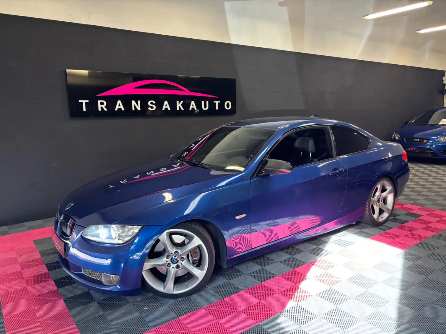 BMW 335 Coupé 335i 306ch Luxe Bleu - 1