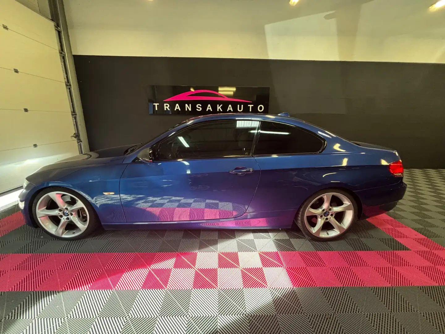 BMW 335 Coupé 335i 306ch Luxe Bleu - 2