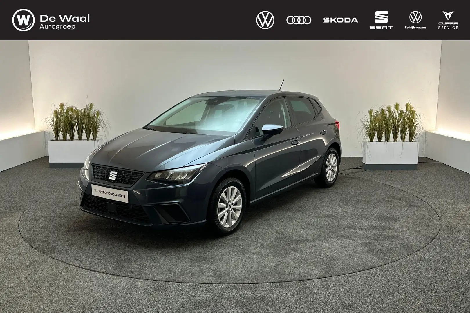 SEAT Ibiza 1.0 EcoTSI 95pk Style Business Connect | Parkeerse Gris - 1