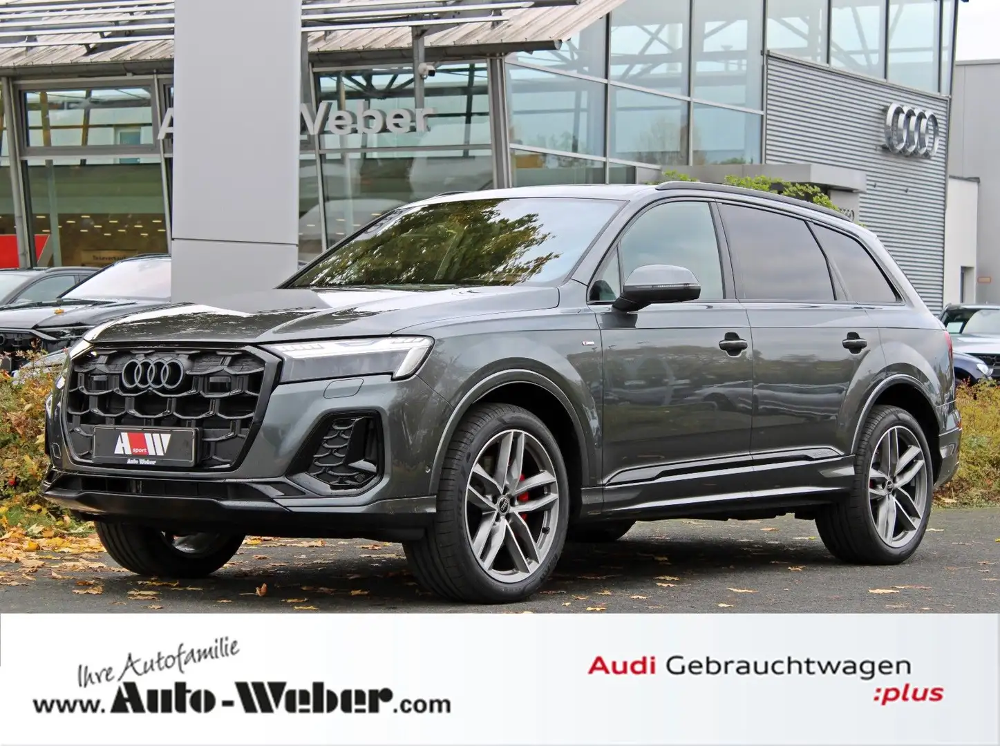 Audi Q7 TDI S-LINE LASER PANO 7-SITZER HuD AHK PANO Grau - 1