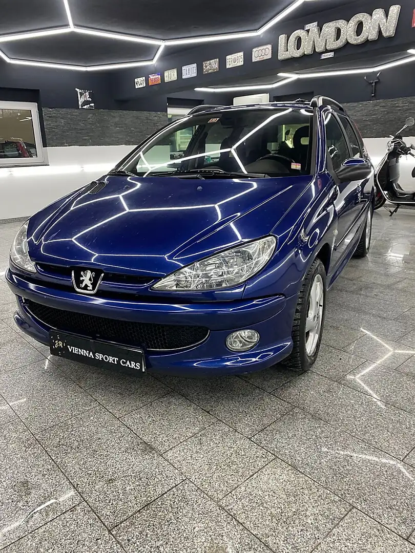 Peugeot 206 SW Sport Premium 1,6 16V Automatik Blau - 2