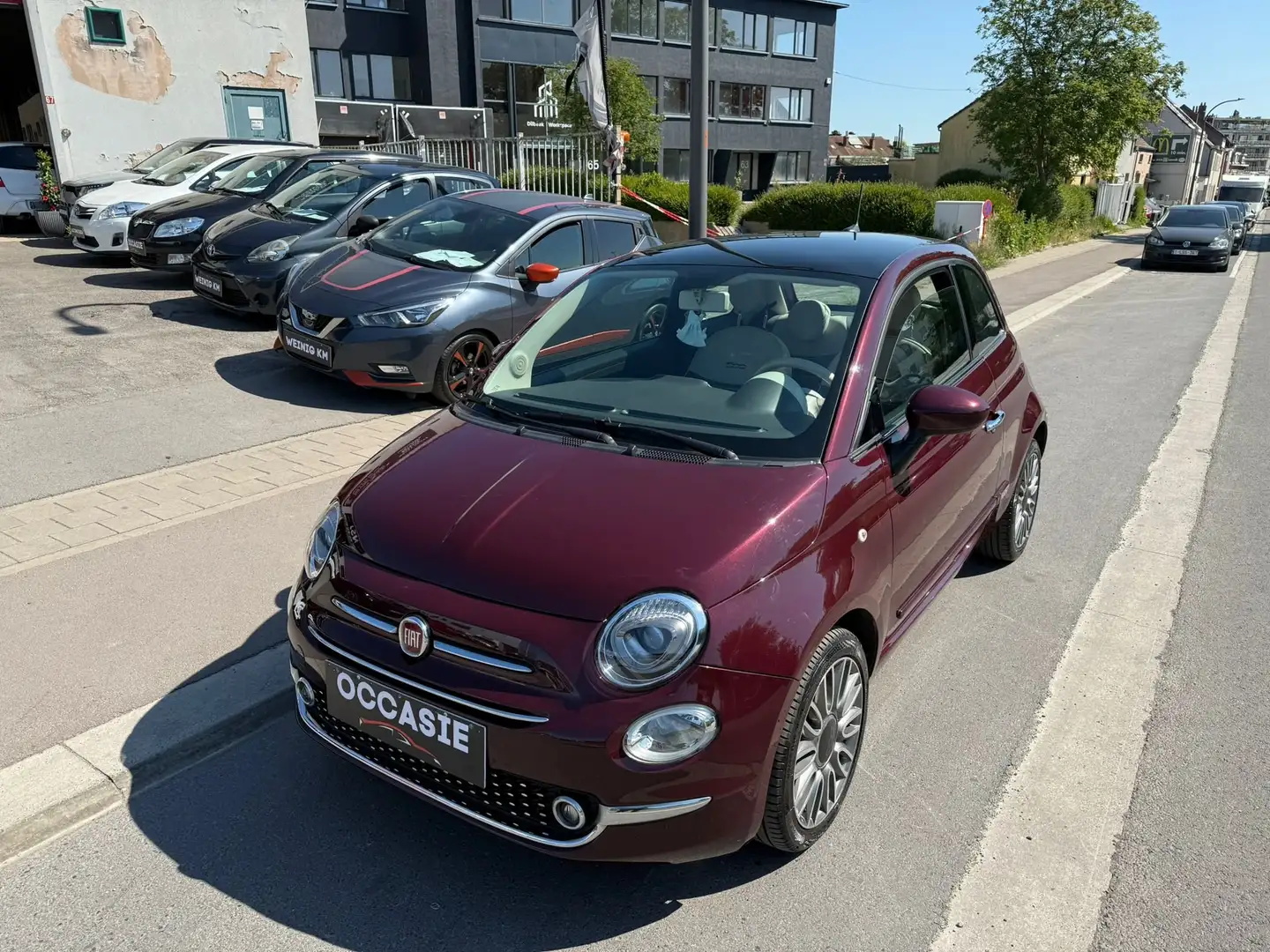 Fiat 500 1.2i ECO Eleganza**12MGARANTIE** Rojo - 1