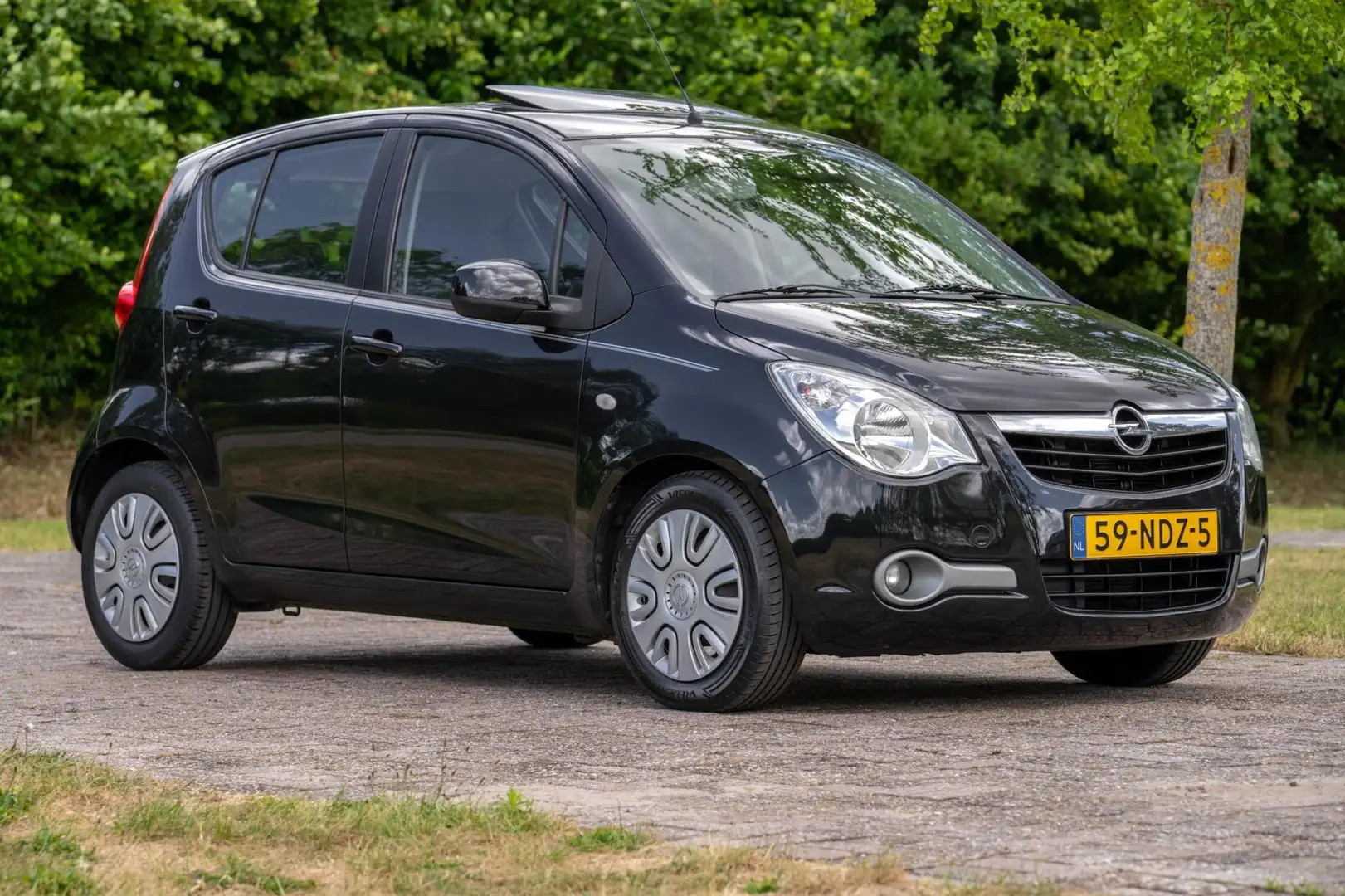 Opel Agila 1.2 Edition 1e Eig. 86.400 km +NAP NL-auto Noir - 2