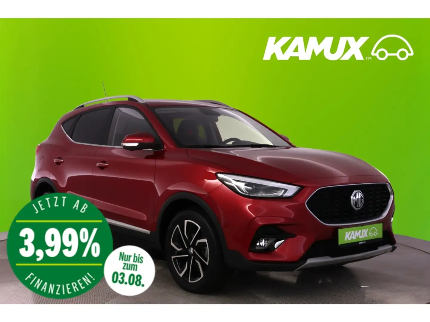 MG ZS 1.0 T-GDI Aut. Luxury+LED+NAVI+LEDER+CARPLAY Roşu - 1