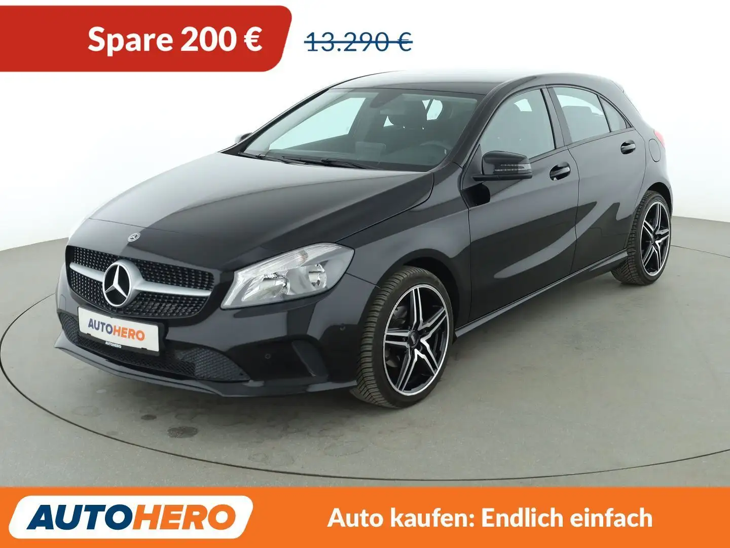 Mercedes-Benz A 160 *TEMPO*PDC*SHZ*KLIMA*GARANTIE* Negro - 1