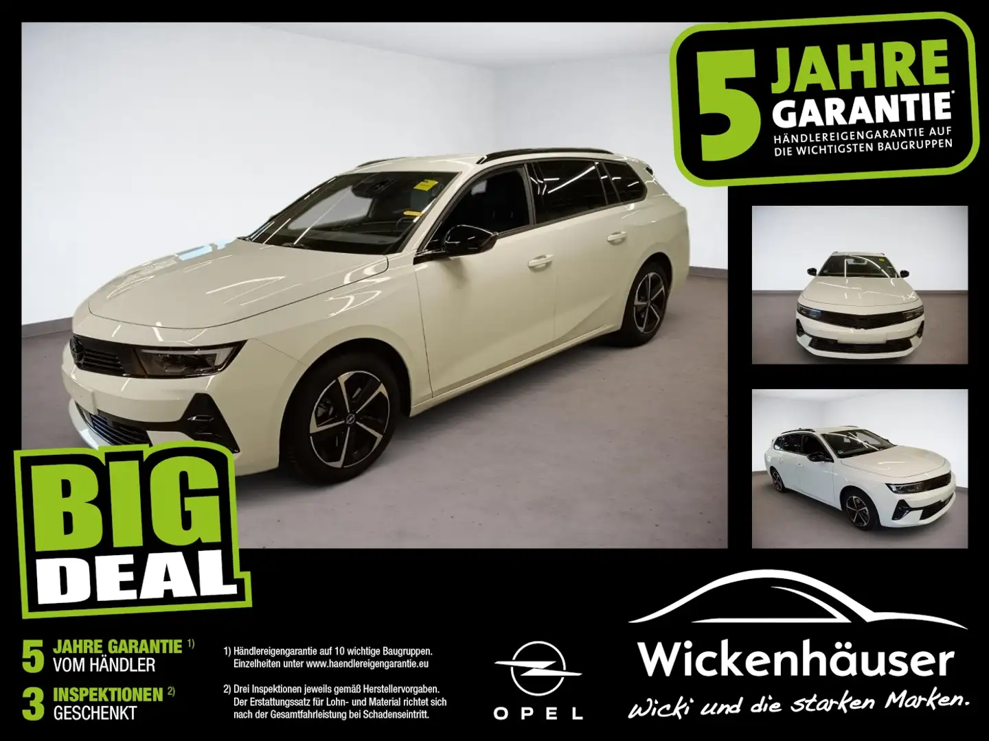 Opel Astra L Sports Tourer 1.2 Turbo GS ACC+AHK+LED Weiß - 1