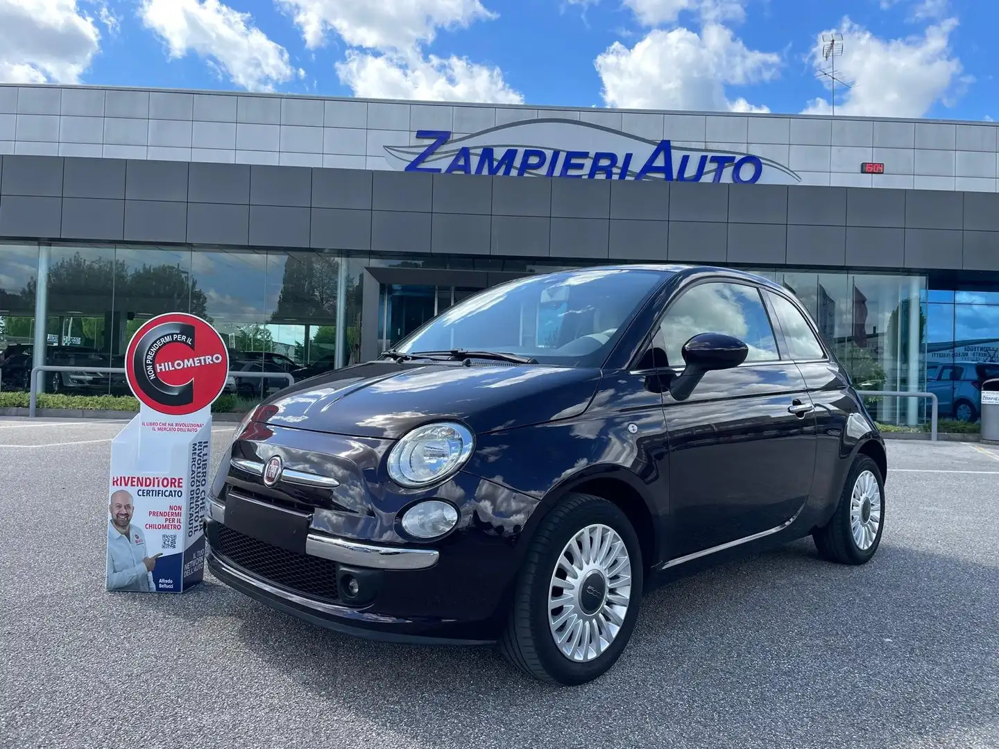 Fiat 500 1.2cc 69cv LOUNGE Nero - 1