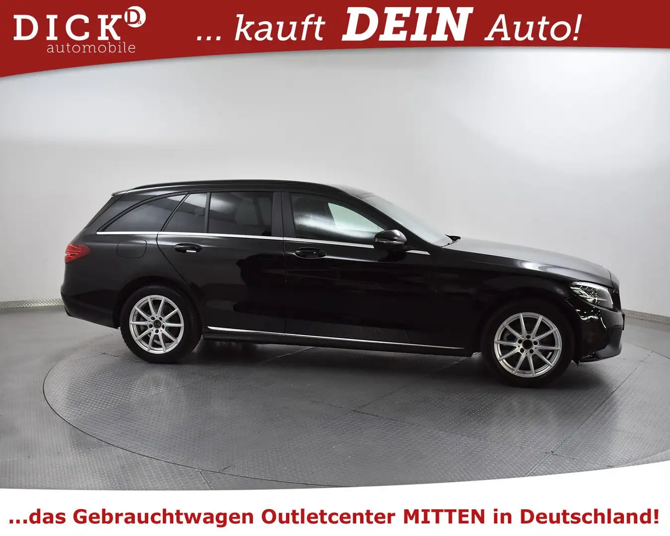 Mercedes-Benz C 200 d T STANDHZ+NAVI+KAMERA+SHZ+LED+TEMP+PARK Czarny - 2
