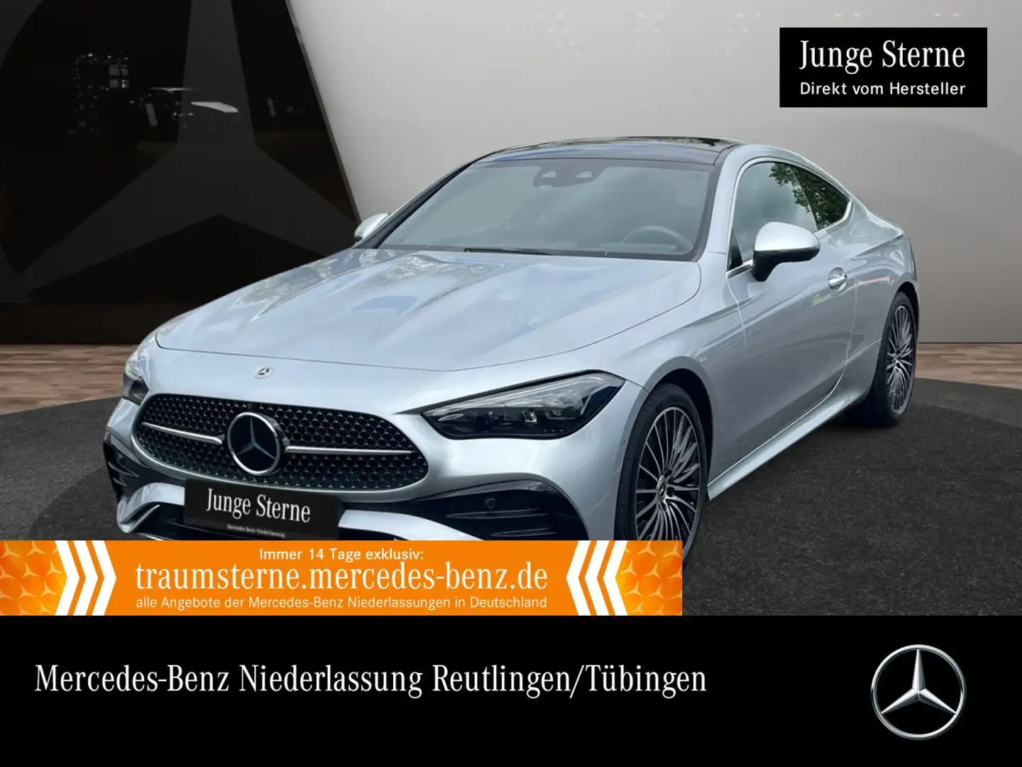 Mercedes-Benz CLE 300 4M AMG+PANO+360+BURMESTER+KEYLESS+9G Argintiu - 1