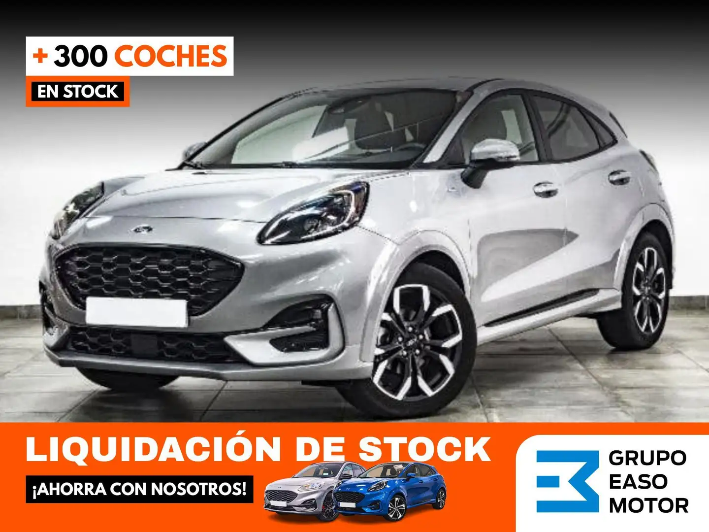 Ford Puma 1.0 EcoBoost MHEV ST-Line X 125 Silber - 1