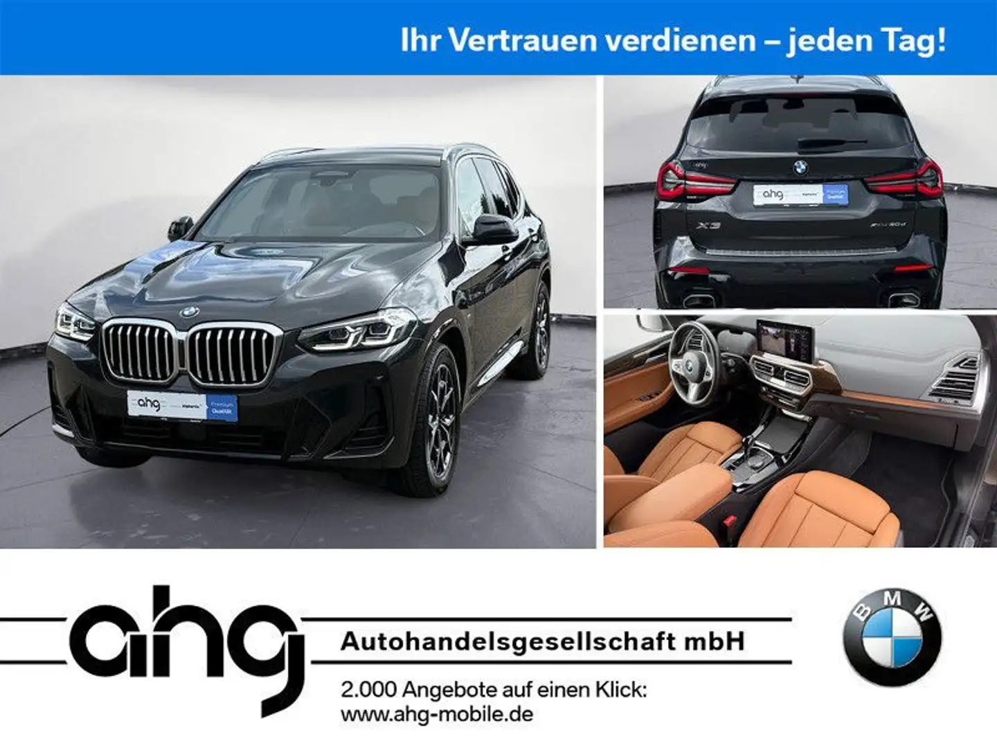 BMW X3 xDrive30d M Sportpaket Head-Up AHK Standheizu Grau - 1